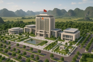 Trung tâm hành chính mới tại Ninh Bình được đầu tư 3.000 tỷ đồng