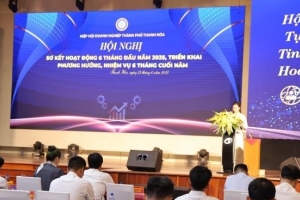 Hiệp hội Doanh nghiệp TP. Thanh Hóa tổ chức hội nghị sơ kết hoạt động 6 tháng đầu năm
