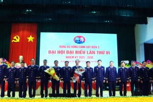 Đại hội Đảng bộ Vùng Cảnh sát Biển 3 lần thứ VI, nhiệm kỳ 2025-2030