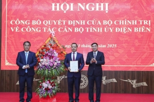 Ông Trần Tiến Dũng được điều động, chỉ định làm Phó Bí thư Tỉnh ủy Điện Biên