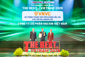 Hệ thống trung tâm tiêm chủng vắc xin tốt nhất Việt Nam năm 2025 gọi tên VNVC