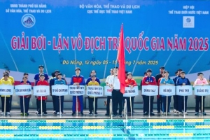 Hơn 450 vận động viên dự Giải bơi, lặn vô địch trẻ quốc gia 2025 tại Đà Nẵng