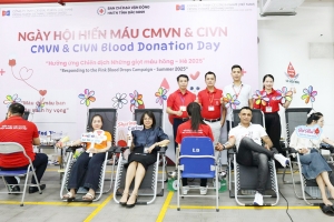 Bắc Ninh: 700 công nhân tham gia hiến máu tình nguyện
