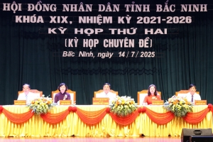 Kỳ họp thứ Hai (chuyên đề) HĐND tỉnh Bắc Ninh khóa XIX, nhiệm kỳ 2021 - 2026