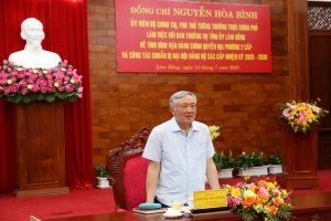 Phó Thủ tướng Thường trực Nguyễn Hòa Bình: Chính quyền địa phương 2 cấp của tỉnh Lâm Đồng vận hành khá suôn sẻ, trơn tru