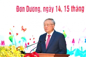 Phó Thủ tướng Thường trực Nguyễn Hòa Bình dự và chỉ đạo Đại hội điểm cấp xã của tỉnh Lâm Đồng