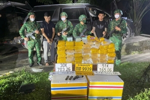 Hà Tĩnh: Triệt phá đường dây ma túy lớn, bắt giữ 2 đối tượng cùng 45kg ma túy và súng quân dụng tại Cầu Treo