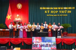 Kỳ họp thứ 29 HĐND TP. Hải Phòng khóa XVI, nhiệm kỳ 2021 – 2026 xem xét 18 báo cáo và thông qua 16 nghị quyết