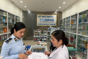 Lực lượng Quản lý thị trường Thanh Hóa giám sát, kiểm tra đối với sản phẩm “Xi Chuan Qi”
