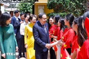 Chủ tịch Quốc hội Trần Thanh Mẫn gặp mặt cộng đồng người Việt Nam tại Morocco