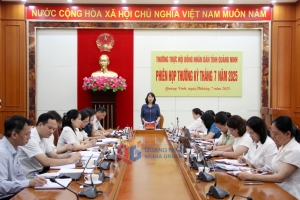 Thường trực HĐND tỉnh Quảng Ninh họp phiên thường kỳ tháng 7