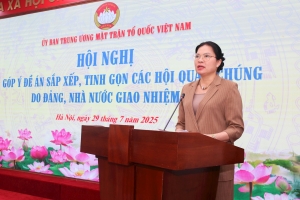 Trình Bộ Chính trị Đề án tổ chức sắp xếp lại các hội quần chúng trước 31/8/2025