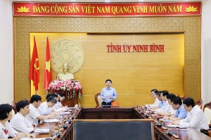 Ninh Bình: Ban Chỉ đạo phòng, chống tham nhũng, lãng phí, tiêu cực họp phiên đầu tiên