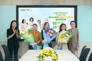 Những khách hàng may mắn đầu tiên nhận giải thưởng từ OCB