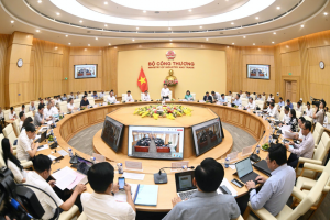 Hội nghị làm việc giữa Ban Thường vụ Đảng ủy, Lãnh đạo Bộ Công Thương và các Sở Công Thương, Chi cục QLTT các tỉnh, thành