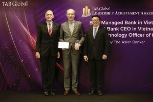 Techcombank được vinh danh 3 giải thưởng xuất sắc từ The Asian Banker