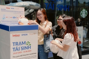 Epson và Limloop khai mở Trạm tái sinh, điểm hẹn sống xanh cho cộng đồng