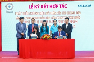 Sanest Khánh Hòa ký kết hợp tác phát triển Thương hiệu Mỹ Phẩm với Công ty Sallycos, Hàn Quốc