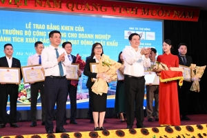 Vinh danh 45 doanh nghiệp xuất khẩu tiêu biểu năm 2023