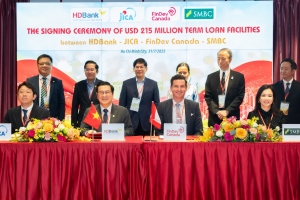 HDBank ký kết khoản vay hợp vốn 215 triệu USD với ba định chế tài chính hàng đầu quốc tế
