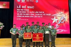 Công an tỉnh Ninh Bình đạt thành tích cao tại Đại hội khỏe “Vì an ninh Tổ quốc” và Hội thi điều lệnh CAND 2025