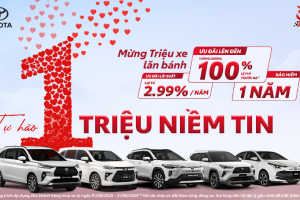 Toyota Việt Nam công bố doanh số bán hàng tháng 7 và Chương trình ưu đãi mua xe trong tháng 8