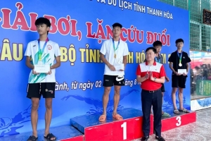 Bế mạc Giải bơi, lặn cứu đuối các Câu lạc bộ tỉnh Thanh Hóa