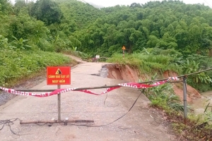 Tập trung ứng phó với sạt lở, lũ quét trên địa bàn tỉnh Thanh Hóa