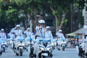 Công an Hà Nội thay đổi giờ cấm đường phục vụ tổng duyệt diễu binh, diễu hành