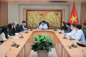 Phó Thủ tướng Nguyễn Chí Dũng tiếp Viện Chính sách cấp tiến (Hoa Kỳ)