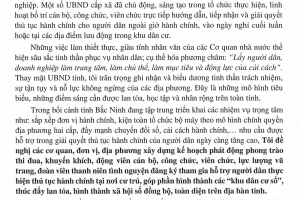 Chủ tịch UBND tỉnh Bắc Ninh gửi thư khen cán bộ, công chức, viên chức và người lao động tỉnh Bắc Ninh
