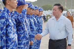 Cán bộ, chiến sĩ Vùng Cảnh sát biển 4 chung sức, đồng lòng, hướng về Đại hội Đảng bộ Cảnh sát biển lần thứ VI