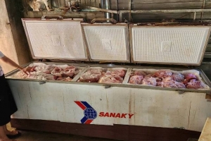 Nghệ An: Phát hiện gần 1 tấn thịt lợn bệnh tàng trữ trái phép tại xã Hợp Minh