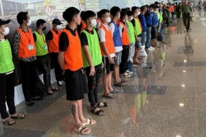 Công an tỉnh Bắc Ninh tiếp nhận 86 công dân bị Campuchia trục xuất