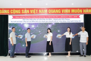 Ra mắt mô hình “Phụ nữ An Biên tích cực tham gia chuyển đổi số, ứng dụng công nghệ thông tin”