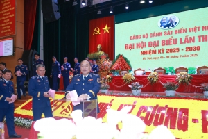 Đại hội đại biểu Đảng bộ Cảnh sát biển Việt Nam: Bầu ban chấp hành Đảng bộ nhiệm kỳ 2025 - 2030