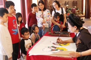 Nhiều hoạt động đặc sắc diễn ra tại Trung tâm Bảo tồn tranh dân gian Đông Hồ dịp Quốc khánh 2/9