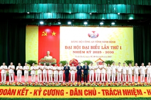 Đại hội Đảng bộ Công an Ninh Bình lần thứ I: Xây dựng lực lượng trong sạch, vững mạnh, hiện đại