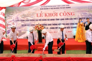 Lạng Sơn: Khởi công xây dựng tuyến đường giao thông kết nối liên vùng với tổng vốn đầu tư gần 148 tỷ đồng