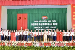 Đại hội đại biểu Đảng bộ phường Nam Triệu lần thứ 1, nhiệm kỳ 2025-2030