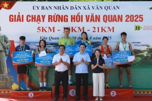 Lạng Sơn: Trên 1.200 vận động viên tham gia Giải chạy Rừng hồi Văn Quan