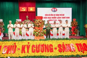 Huế: Xây dựng hình ảnh người chiến sĩ Công an "tận tụy, nhân văn, thân thiện, gắn bó mật thiết với Nhân dân"