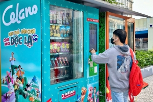 Nutifood tiên phong triển khai máy bán kem tự động
