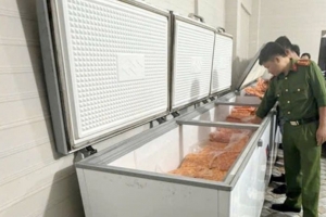 Đồng Tháp: Thu giữ hơn 13 tấn thịt, mỡ động vật và đường không rõ nguồn gốc