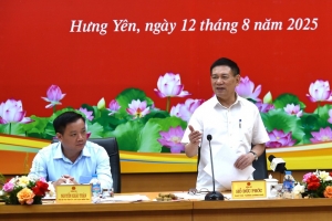 Phó Thủ tướng Hồ Đức Phớc làm việc với tỉnh Hưng Yên