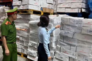 Bắt giữ gần 16 tấn thực phẩm đông lạnh hết hạn tại Hà Nội