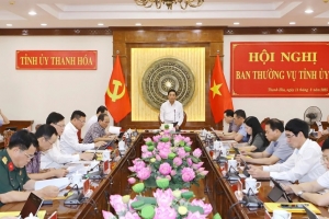 Ban Thường vụ Tỉnh ủy Thanh Hóa đánh giá tình hình hoạt động chính quyền địa phương 2 cấp