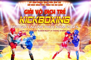 Gia Lai: Lần đầu tiên tổ chức Giải Vô địch Trẻ Kickboxing - 2025