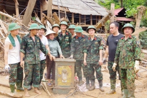 Nghệ An: Phát hiện 21 két sắt trong quá trình khắc phục hậu quả lũ tại Mỹ Lý