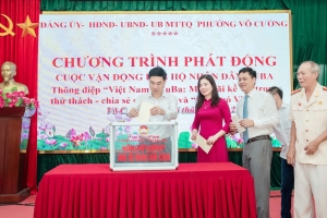 Bắc Ninh: Phường Võ Cường hưởng ứng Cuộc vận động ủng hộ Nhân dân Cuba